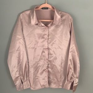 Pink Dress Button Down Shirt